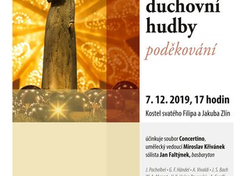 Adventní koncert duchovní hudby ´poděkování´... i v roce 2019