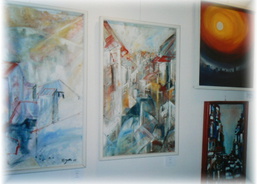 Lucie a Jan Brychtovi, Olej a kombinovaná technika