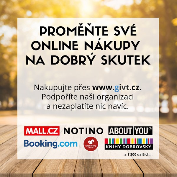 Podpořte Charitu Zlín nákupem on-line. Děkujeme Vám! 