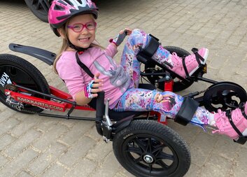 Speciální lehokolo pro malou slečnu byla dobrá volba aneb ´tříkrálovka´ pomáhá