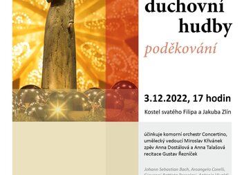 Adventní koncert duchovní hudby ´poděkování´... i v roce 2022