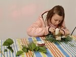 Floristická dílnička - vánoční dekorace pro Kristýnku
