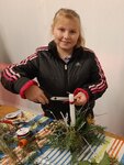 Floristická dílnička - vánoční dekorace pro Kristýnku