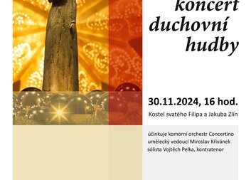 Adventní benefiční koncert duchovní hudby 2024