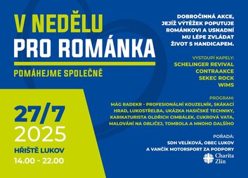 V nedělu pro Románka - pomáhejme společně