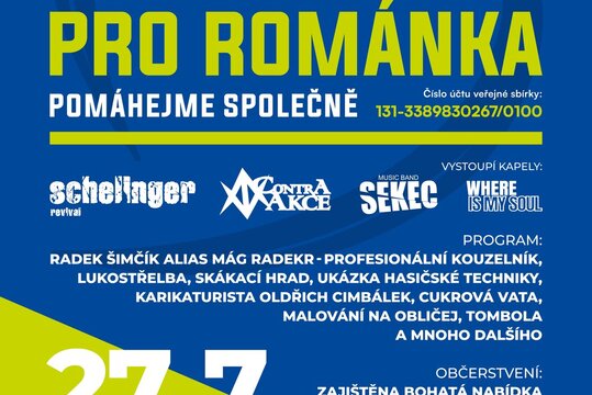 V nedělu pro Románka - pomáhejme společně